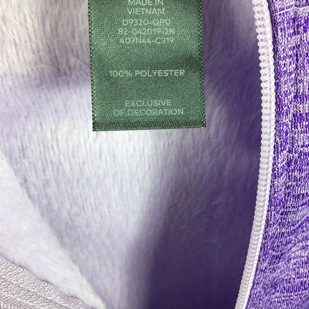 New C9 Champion Purple Zip Fleece Warm Hoodie - Picture 10 of 11